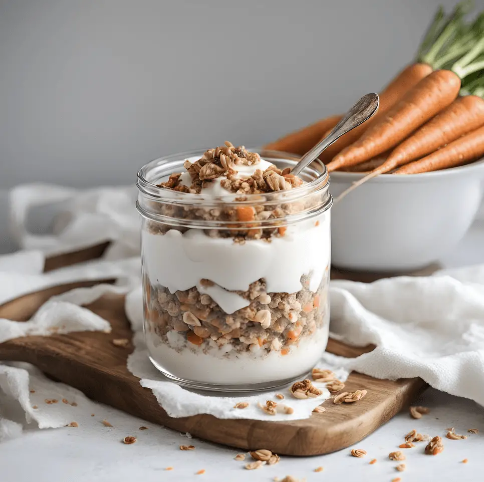 Carrot Cake Overnight Oats Recipe